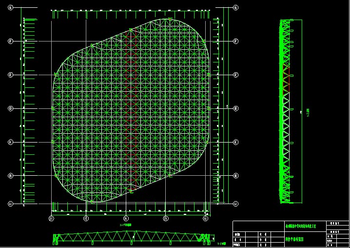 临安杭州转塘中学网架设计